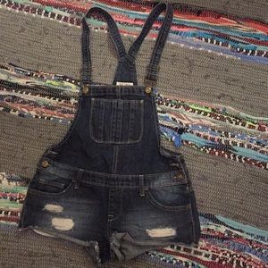 Mudd Short Jean Overalls